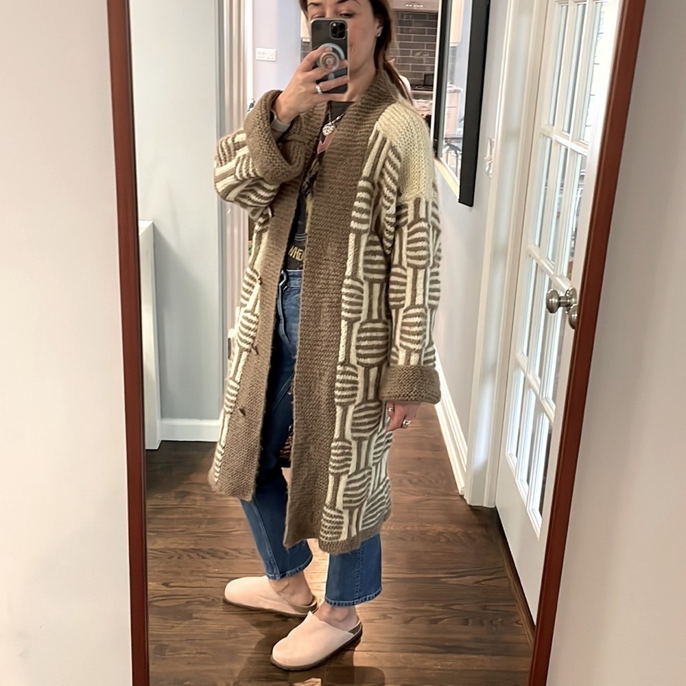 Hand Knit Oversized Sweater Coat
